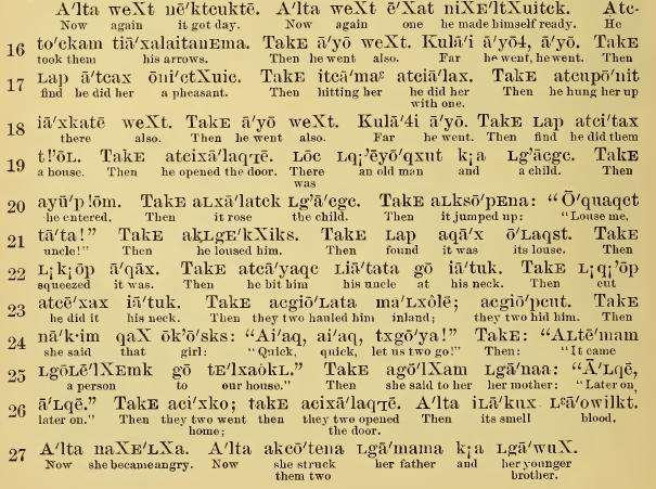 boas chinook texts snip