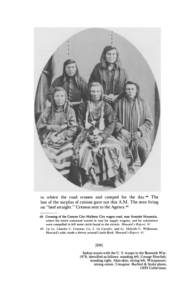 Winapsnoot with Indian scouts