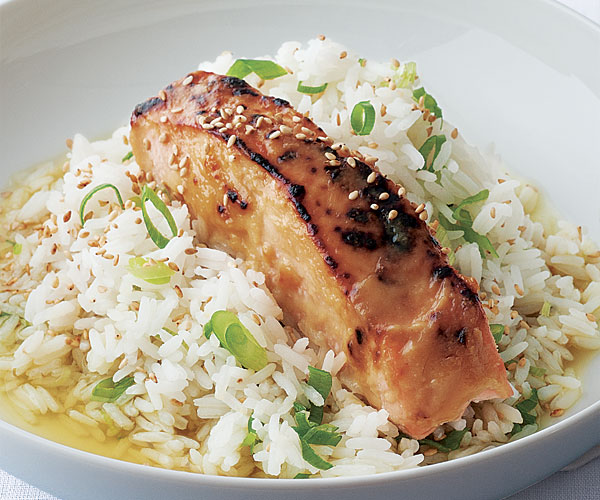 salmon and rice