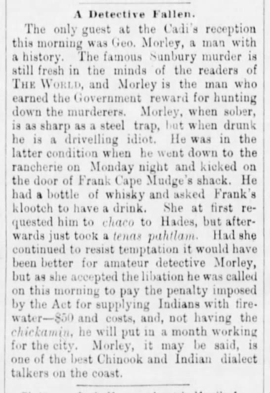 George Morley Chinook speaker