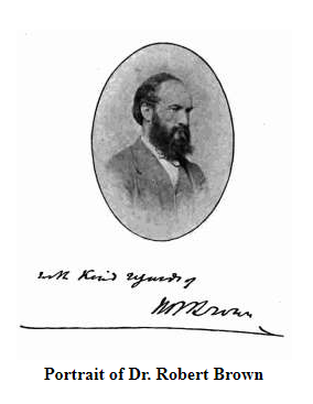 robert brown portrait and signature