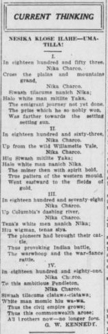 Nesika klose ilahe Umatilla