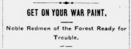 get on your war paint