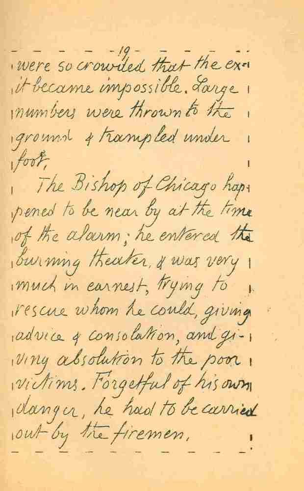 Fire in a Chicago Theatre 2 English