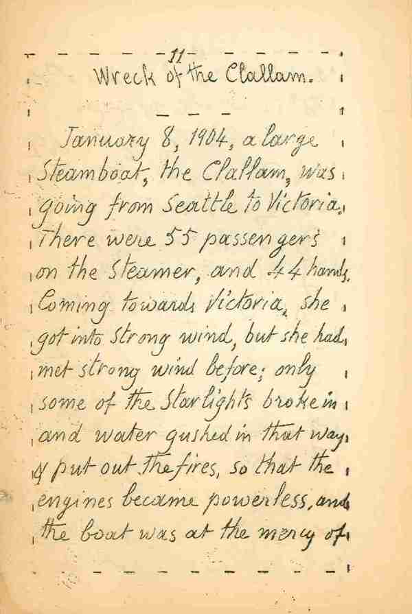 Wreck of the Clallam part 1 English