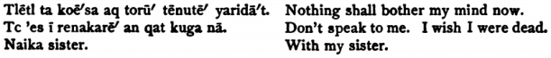 chinook songs tlingit naika sister