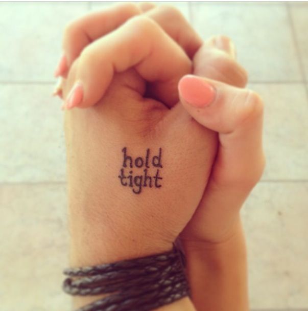 hold tight