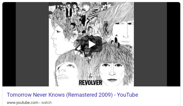 tomorrow never knows