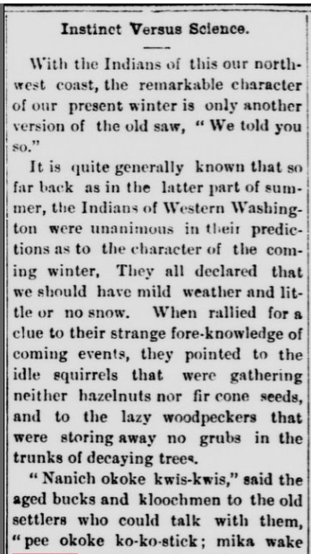 instinct versus science