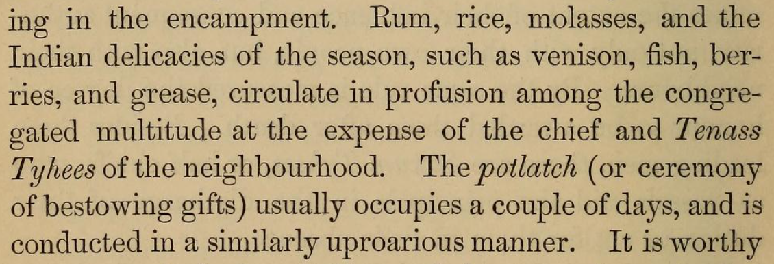 tenass tyhees potlatch