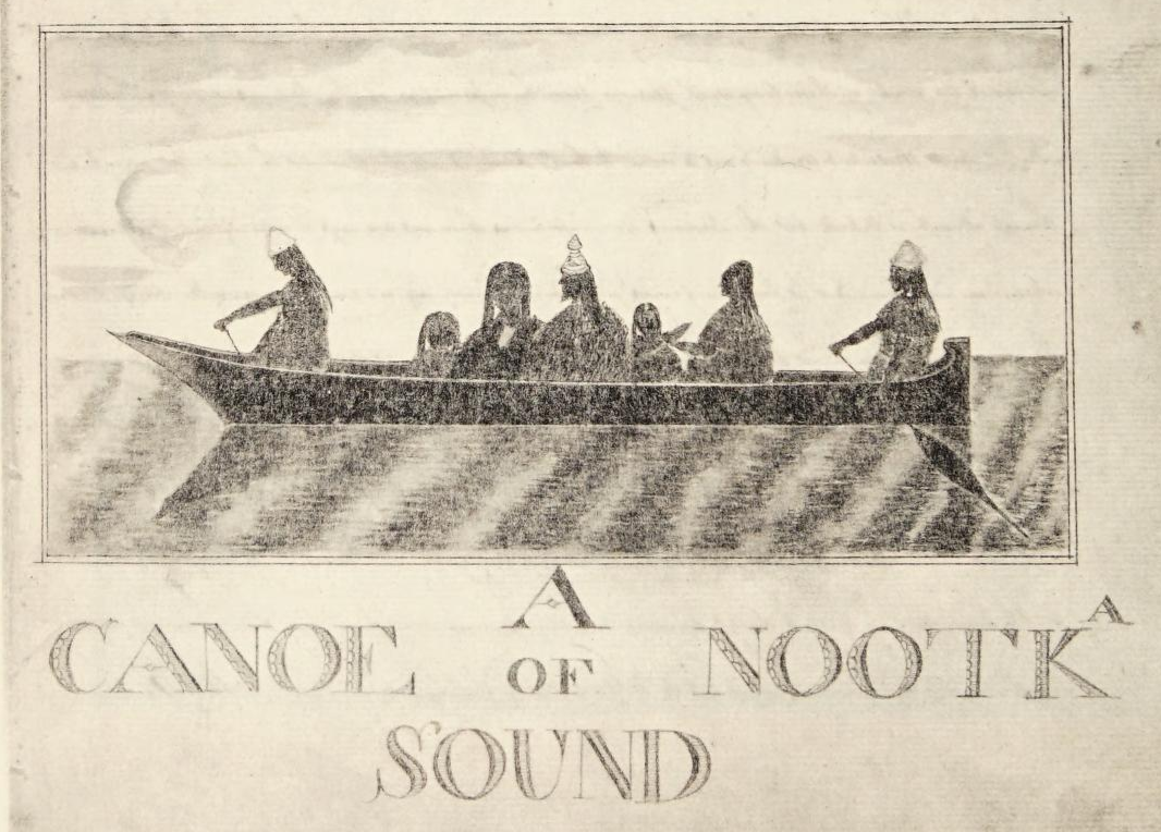 a canoe of nootka sound