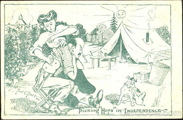 Picking Hops In Independence, OR