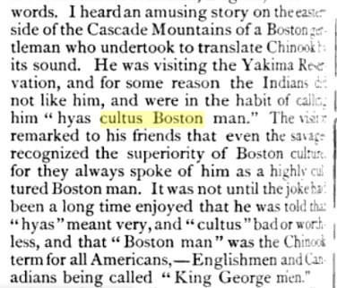 hyas cultus boston man