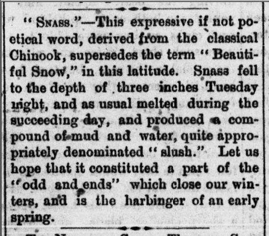 snass classical chinook