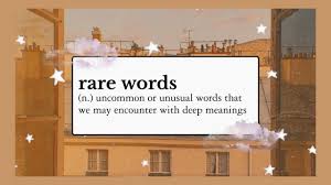 rare words